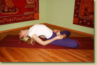 Matsyasana Variation - Fisch im Lotus